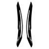 2pcs Car Headlight Eyebrow Eyelid Cover Trim ABS Black/Carbon Fiber for BMW 1 Series F20 F21 Advance Version 2011 2012 2013 2014