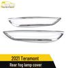 Teramont 2021 Rear Fog Light Decorative Cover & Electroplated Tail Light Sequin Sticker.