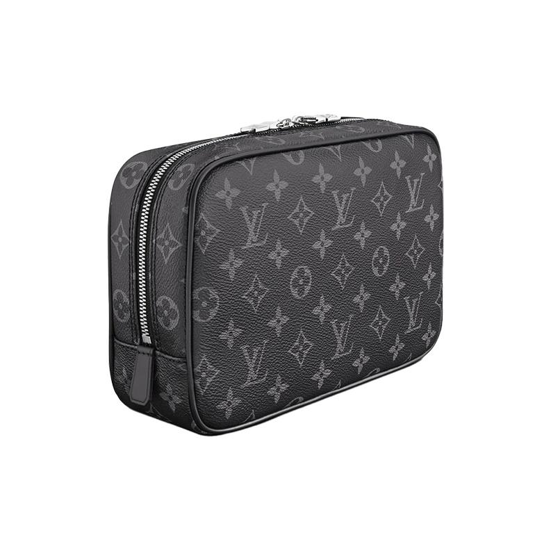Louis Vuitton Клатч из канвы Monogram Eclipse Универсальный клатч Черный M43383
