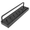 50cm Multifunctional Wall Mounted Kitchen Shelving Bathroom Storage Rack Bottle Holder(SingleLayer with Bar and 5 Hook )