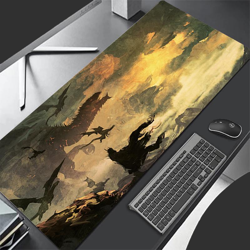 Gamer Mouse Pad LLords of the RRinges Large Laptop Table Mat Large Mousepad Keyboard Office Anime Deskmat PC Gaming Mouse Mat
