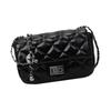 Womens Shoulder Bag Satchel Trendy Chain Bag for Dating Valentine's Day Gift Black