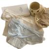 Spring and Summer Solid Color Ice Silk Underwear for Women Mid Waist Quick Drying Lace Underwear