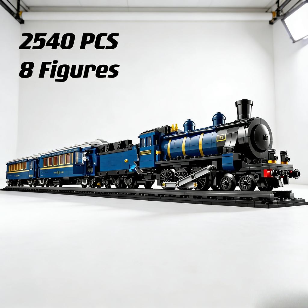 2540Pcs Desktop Ornaments  Classic 140Th Anniversary Collection Luxury Train Compatible 21344 Children'S Gifts