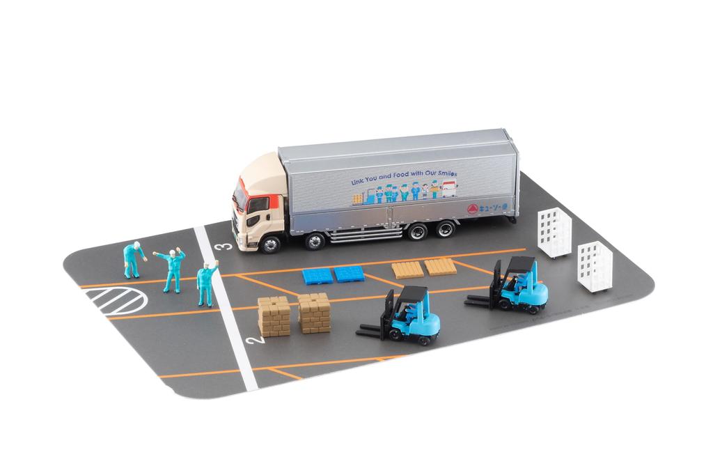 TOMYTEC The Truck Collection Truck Collection Logistics Site Wing Van Set D Kyuso Shipping