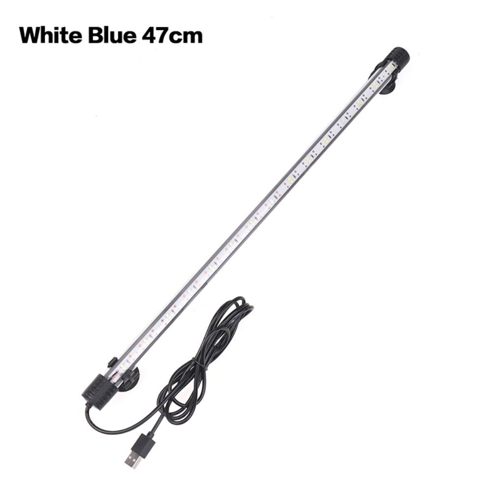USB Plug Fish Tank Light 17-47cm Aquarium Diving Light Durable Plant Grow Lamp
