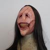 Латексная маска демона Женский дьявол Страшная маска ужаса для косплея/костюмированной вечеринки