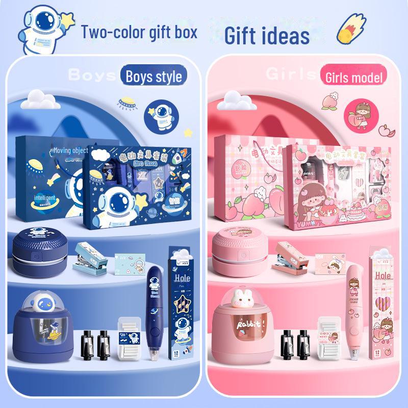 Подарочный набор электрических канцелярских принадлежностей для студентов — идеальный подарок для детей на учебу, выпускной, день рождения или Рождество