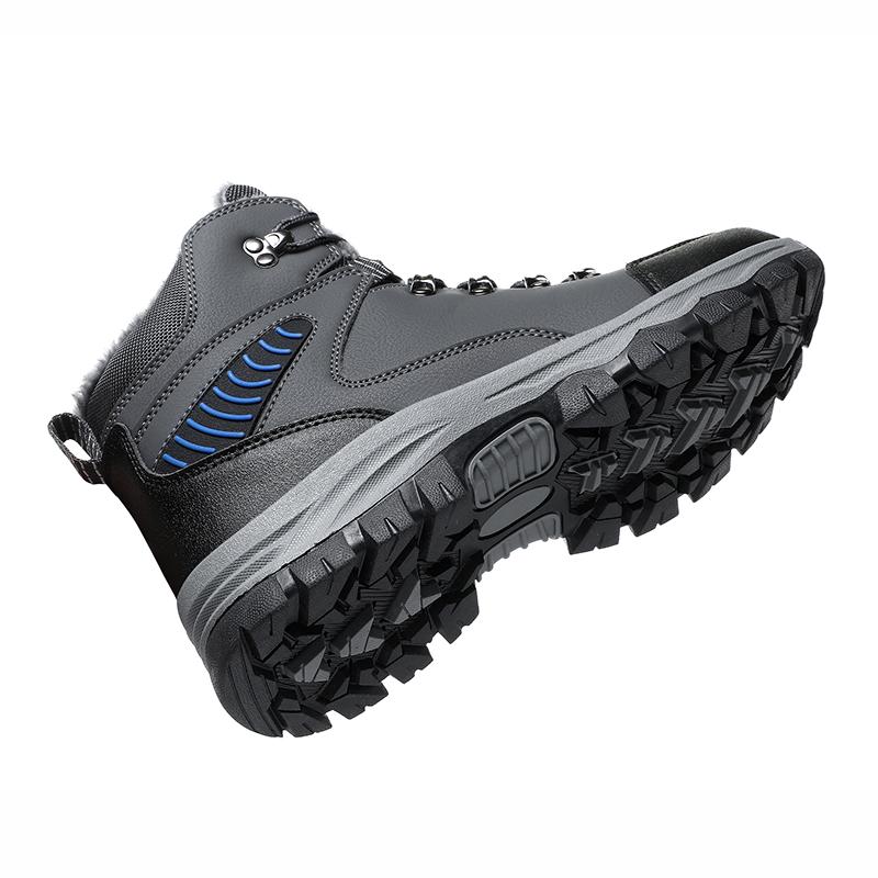 Мужские скальные туфли, зимние, сохраняющие тепло, мягкие, снегоступы для мужчин, нескользящие, водонепроницаемые, на платформе
