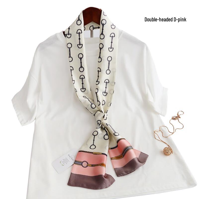 Women's Narrow Imitation Silk Scarf