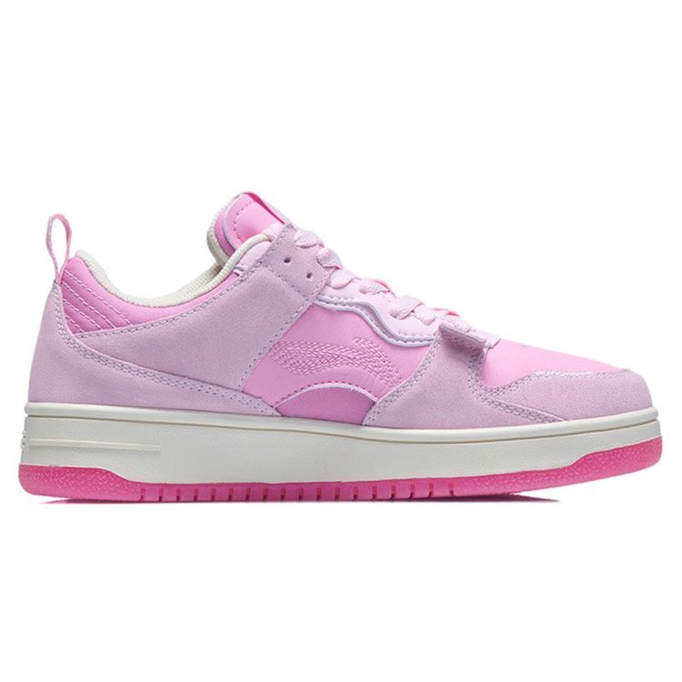 Lining Mici Pro Non-Slip Wear-Resistant Low-Top Skate Shoes Women Sneakers Cherry-Blossom-Pink AGCR314-2