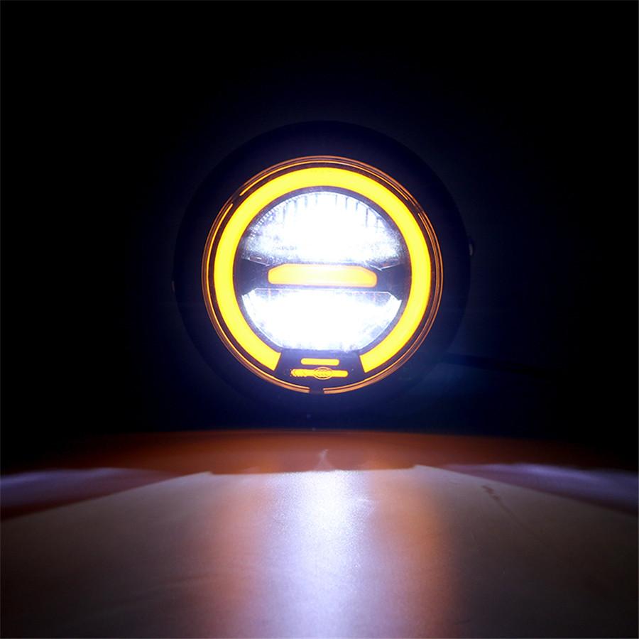 Новый дизайн 6,8 дюйма (17,3 см) Металлические светодиодные ретро-фары