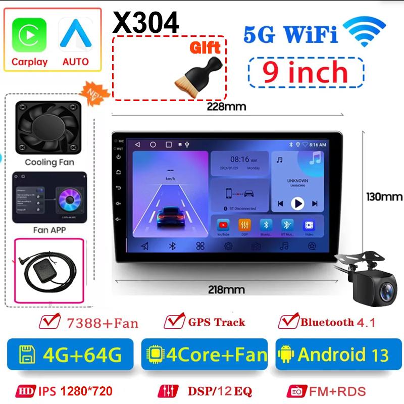2Din Car Radio Universal Android 13 7"/9"/10"Autoradio Audio 64G GPS BT wireless Carpaly Multimedia Player For Hyundai Nissan