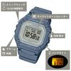 CASIO доступный в и нюансированный квадратный цифровой Подходит для и Доступный часы Casio W-218HC Часы, приглушенные, дымчатые, цвета. Тонкий, легкий,