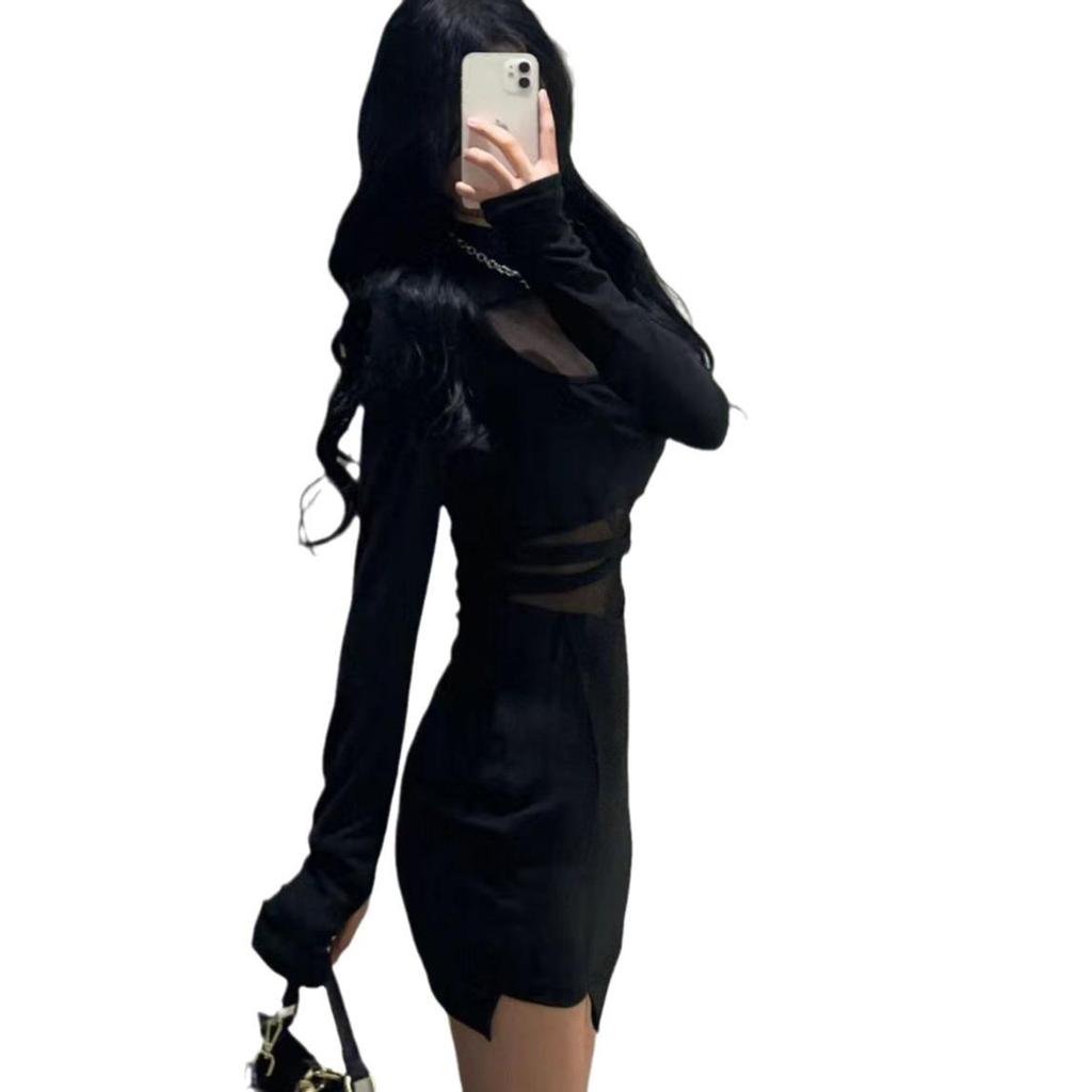 Платье-сетка в стиле Хепберн: Сексуальная, Высококлассная, Утягивающая талию и бедра юбка для женщин