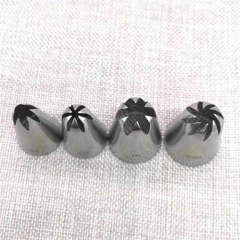 4PCS Cake Decorating Tips Set Rose Flower Cream Icing Piping Nozzles Fondant Pastry Tools Tulip Molds #1M #2D #1B #336