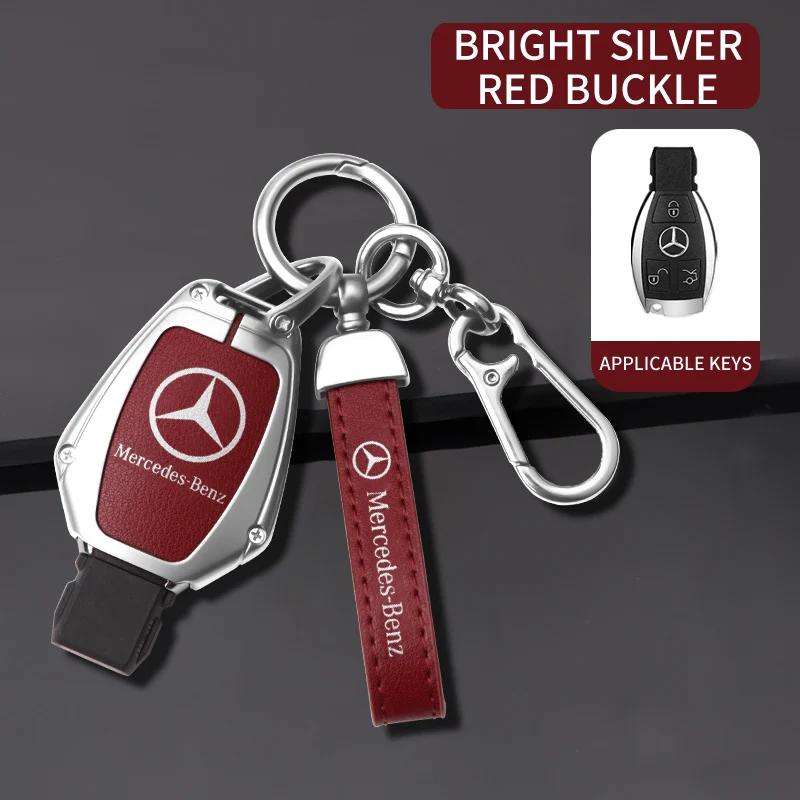 AABHZ1 Car Key Case Cover Shell Fob Accessories For Mercedes Benz W204 W463 W176 W251 W205 A200 A260 A C R G Class GLA CLA GLK GLC CLS