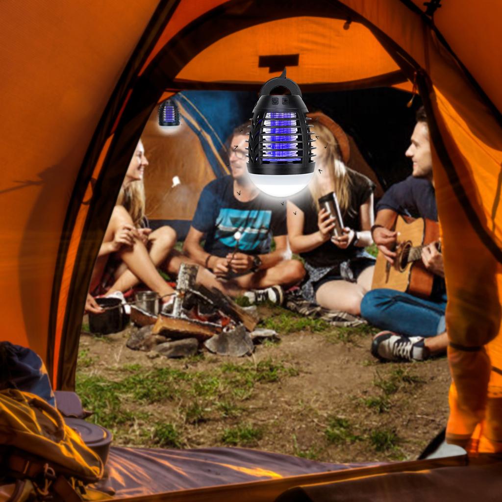 Два в одном светодиодный фиолетовый свет мощный противомоскитный светильник без загрязнения без повреждения дикая уличная мебель