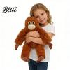 Cozy Plush Pillow Long-Armed Monkey Toy Soft Stuffed Animal Cute Emotional Support Cuddle Companion Gift for Kids Adults Doll