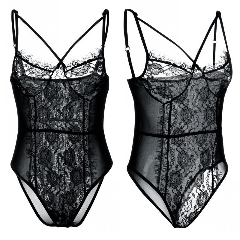 Новый комбинезон из сетки для ресниц, регулируемый комбинезон на подтяжках, пижама