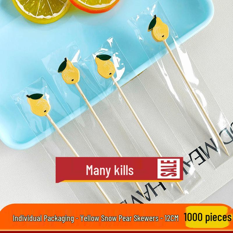 Wooden Fruit Skewers