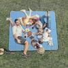 Picnic Blanket 200 X 200cm Outdoor Beach Blanket Foldable Waterproof Backing Picnic Blankets With Carrying Handle For Family, Beach, Lawn, Hiking, Cam