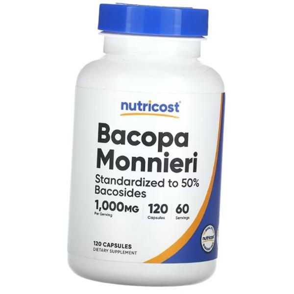 Bacopa Monnieri Extract, Bacopa Monnieri 1000, Nutricost 120caps (71647102)