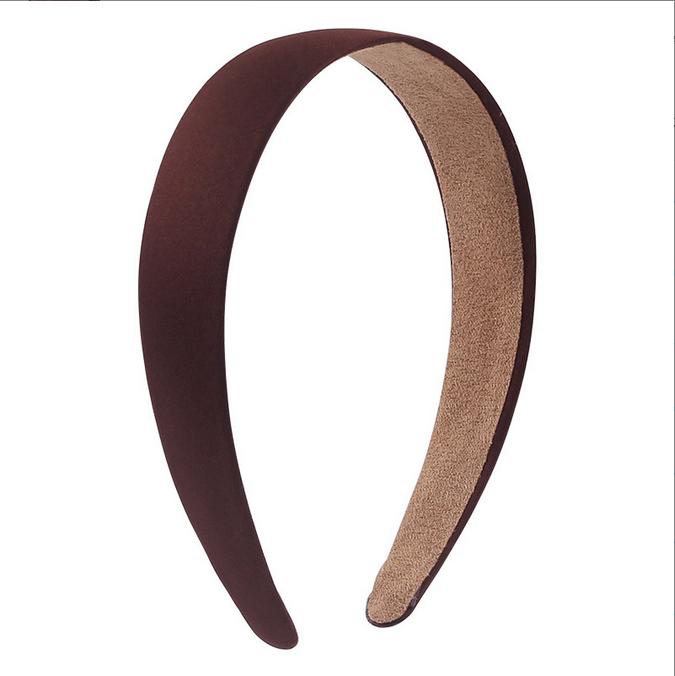 Simple Solid Color Satin Headbands for Women Wide Non-slip Headband Gilrs Colorful Comfortable DIY Hairband Hair Accessories