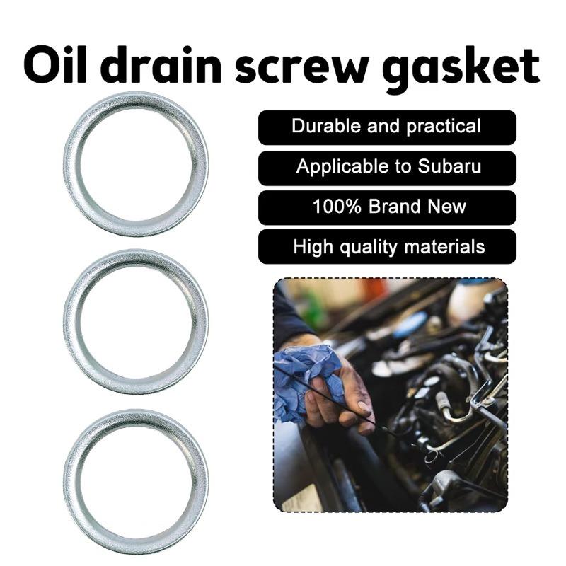 Car Oil Pan Drain Gasket for Toyota Lexus Car Drainage Bolt Pad Replaceable Washer Seal Set 12157-10010 Automotive Transmission