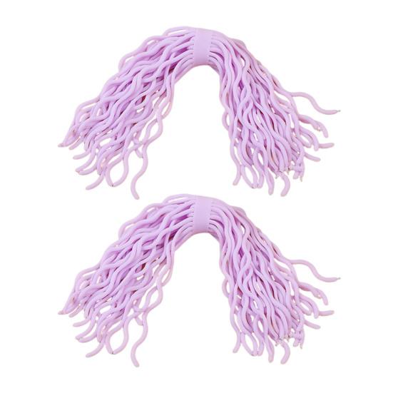 2 шт. Игрушка-антистресс в виде лапши, мягкая эластичная веревка из ТПР, непоседа, для детей, подростков, взрослых, портативная, для декомпрессии, имитация спагетти, тянущаяся сенсорная игрушка