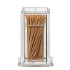 Useful Toothpick Dispenser Large Capacity Storage Sealed Visible Design Container Household Supply