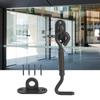 Stainless Steel Barn Door Lock Black Hook Eye Latch Accessory Sliding Door Latch  Cabinet Doors