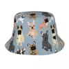 Frenchie French Bulldog Bob Hat for Teen Travel Animal Dog Sun Hat Fashion Lightweight for Outdoor Fishing Cap Bob Hat