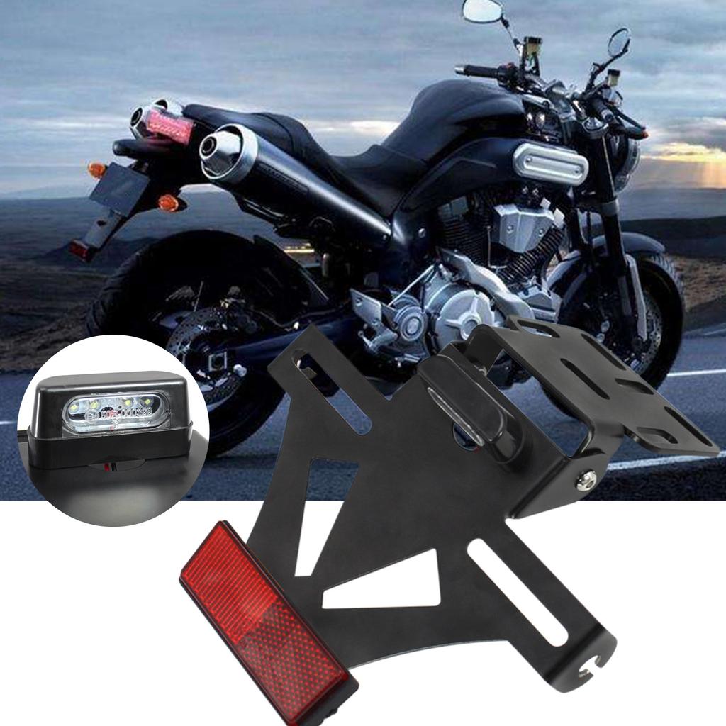 For Kawasaki Z750 Z800 Z900 Z1000 NINJA400 License Plate Frame Adjustable Rear License Plate Modification Motorcycle Accessories