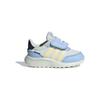 Adidas Neo Run 70S Soft Sole Casual Non-Slip Wear-Resistant Low-Top Walking Shoes Baby Shoes White Blue ID1156