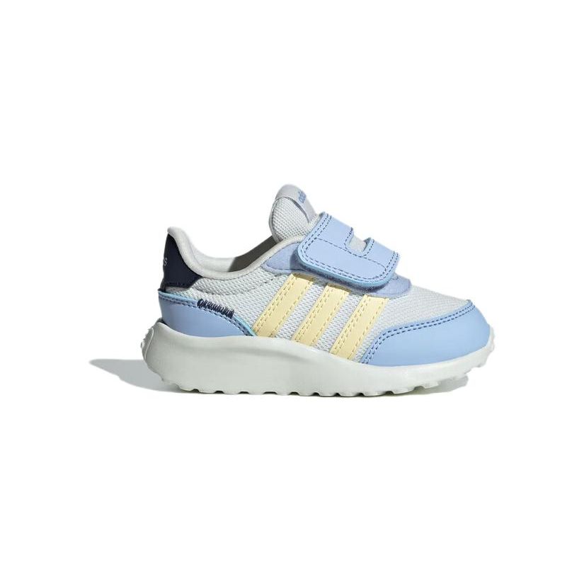 Adidas Neo Run 70S Soft Sole Casual Non-Slip Wear-Resistant Low-Top Walking Shoes Baby Shoes White Blue ID1156