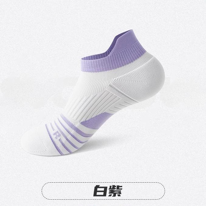 Спортивные носки, женские, короткие носки, тонкие, влагоотводящие и нескользящие, женские, профессиональные носки для бадминтона, бег. Носки на толстой подошве с полотенцами
