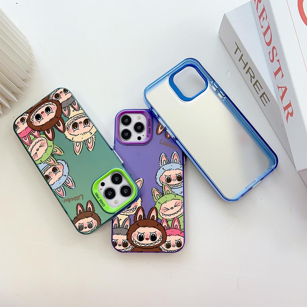 Раскрашенный узор, разноцветный, серебристый, двусторонний твердый корпус, противоударный противоударный чехол для телефона для Huawei Honor Infinix Tecno iPhone