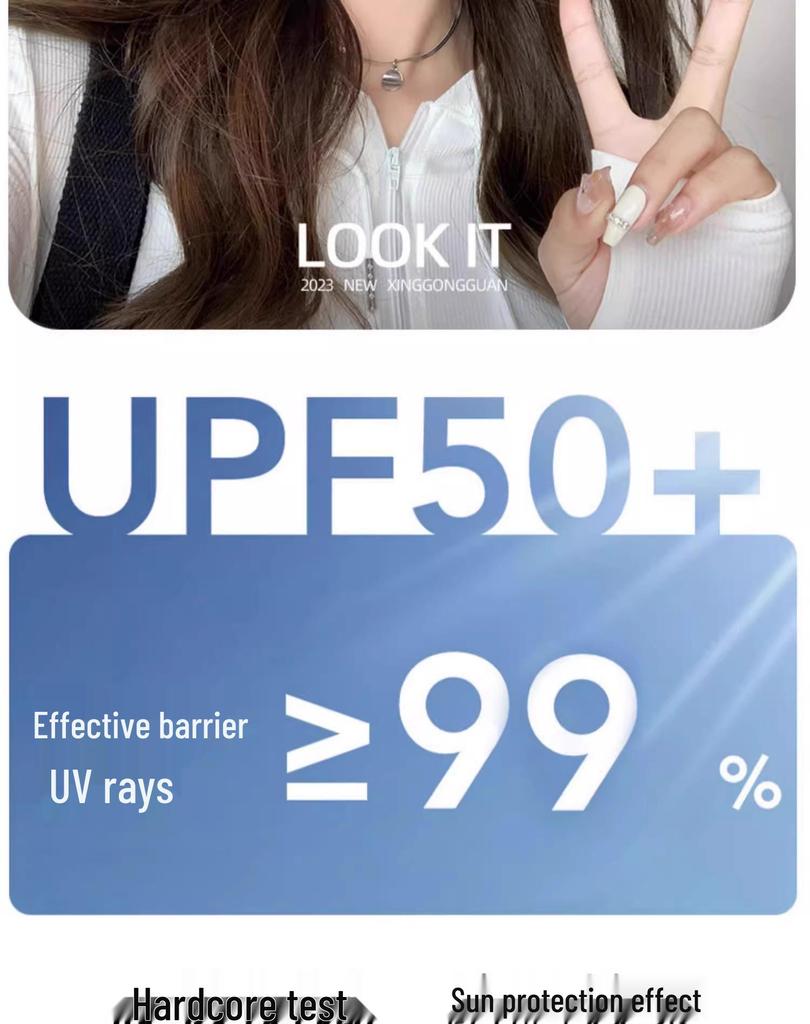 Ice Silk Breathable Full Face Sunscreen Mask - UV Protection for Summer