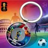 1 шт. Брелок в классическом стиле Чемпионата мира по футболу FIFA, красный кулон из цинкового сплава, для офиса, вечеринки на открытом воздухе, подарок