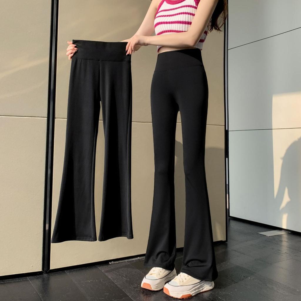 Расклешенные брюки Shark Pants для женщин, брюки с завышенной талией, тонкие облегающие брюки с подтяжкой бедер, брюки для йоги в стиле «подкова»