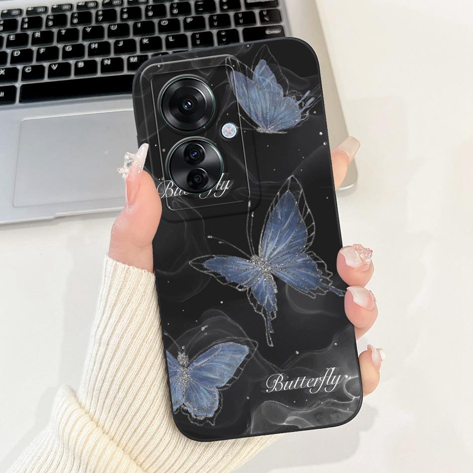 For OPPO Reno11 F 5G Case Reno 11F CPH2603 2024 Elegant Printing Camera Protective Shockproof Soft Silicone Phone Cases