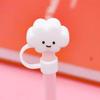 Милые чехлы для трубочек с клубникой для стаканов Stanley, аксессуары Kawaii, силиконовые чехлы для трубочек, защитный колпачок для трубочек 10 мм