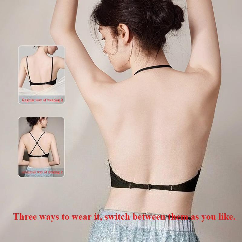 Бесшовный жидкий тональный крем Топ с открытой спиной на бретельках 3 способа трансформации Высокая эластичность Ежедневный бралетт