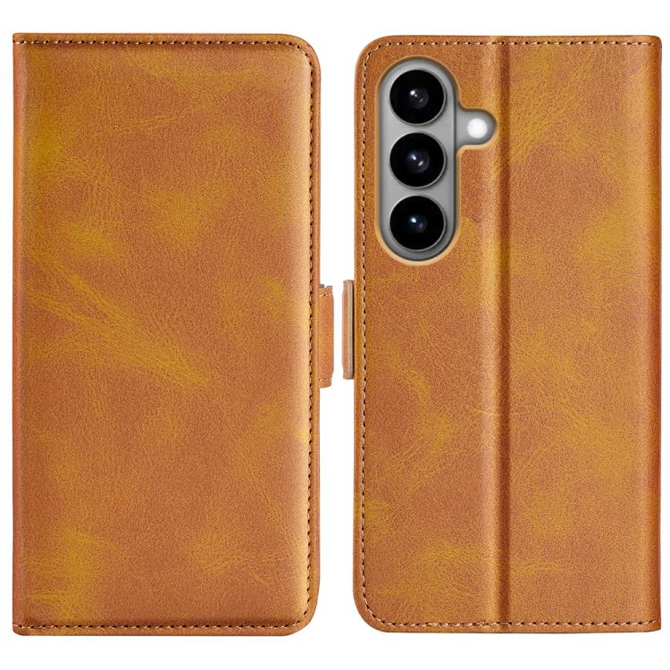Dual-side Magnetic Buckle Horizontal Flip Leather Phone Case