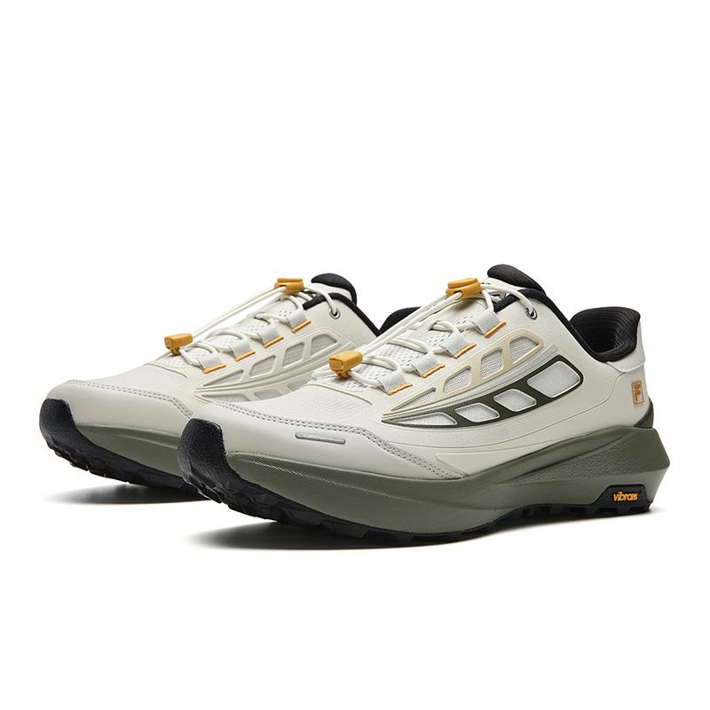 Men's Sneakers FILA WOLF 3+ Outdoor Shoes Men's Low-top White Agate Gray
