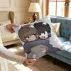OOnewheatmark Will and Mike Anime Pillow Covers Cartoon Sofa Decorative Home Doublesided Printing Short Plush Cushion Cover