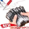 Черная гелевая шариковая ручка 0,55 мм, сверхтонкая шариковая ручка для офисных школьных принадлежностей, 10-40 шт.