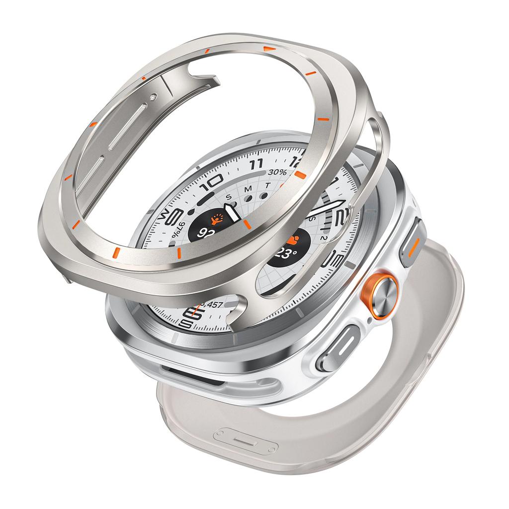 Aluminium Alloy Protective Case For Samsung Galaxy Watch Ultra 47mm Men Cover for SAMSUNG ULTRA 7 Screen Protector Accessories