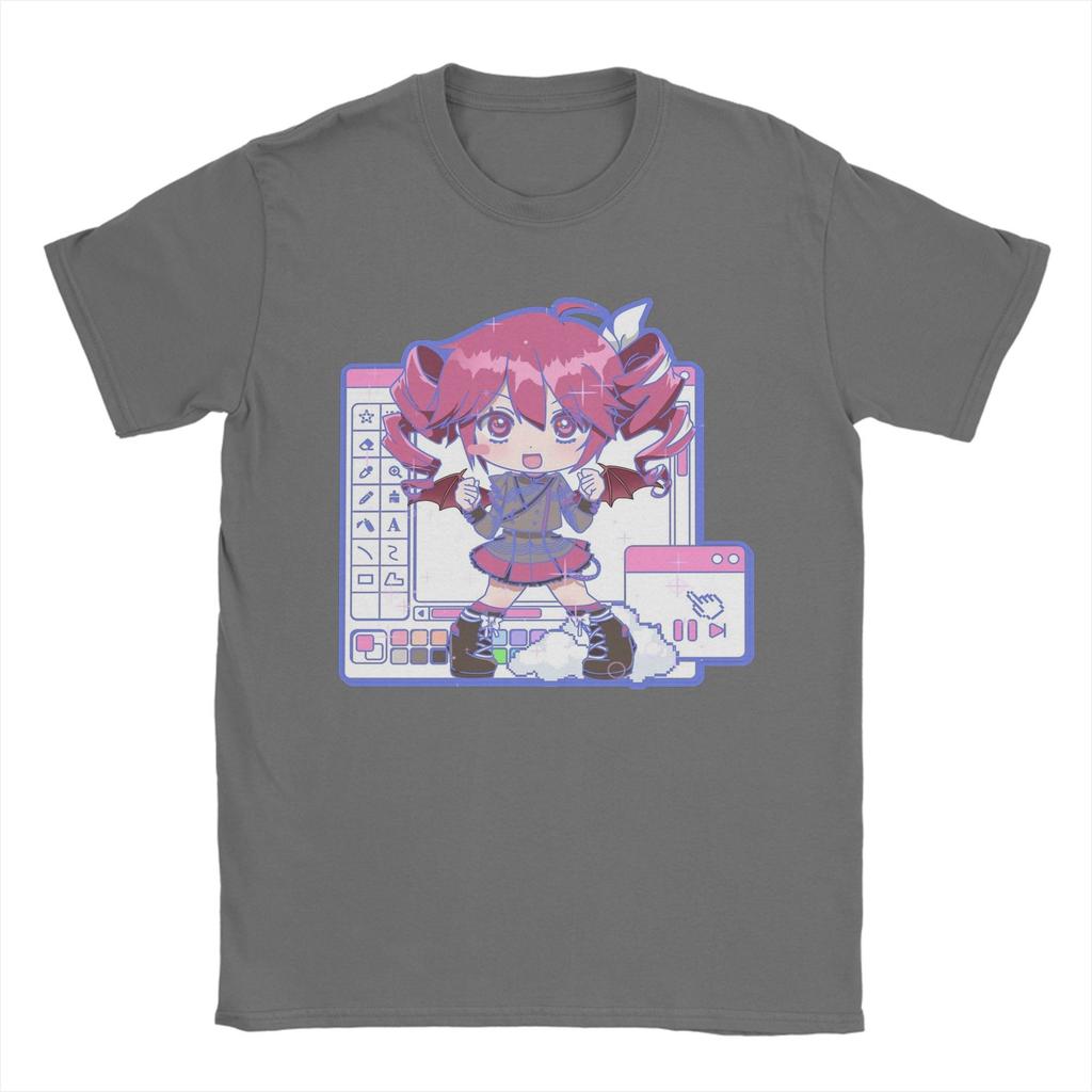 VOCALOID Windows Kasane Teto Футболка Мужская Женская Винтажные Футболки из Чистого Хлопка Футболки с Коротким Рукавом и Круглым Вырезом Взрослая Одежда